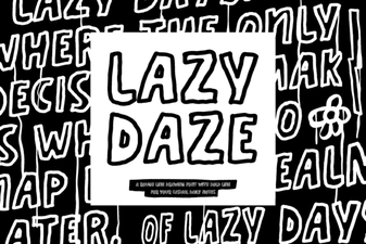 Lazy Daze Font for Relaxed and Creative Design Projects