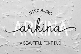 Arkina Duo Script Font – Elegant Modern Typeface for Creative Design