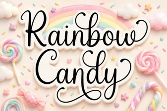 Rainbow Candy Font Free Download - Script Fonts