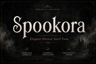Spookora Font - Free Serif Font Download | Elegant & Classic Typography
